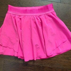 Lululemon Court Rival HR Pink Skirt Long